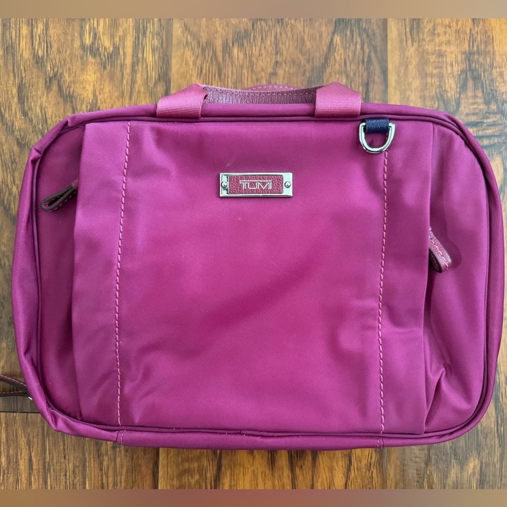 Tumi Travel Bag in Berry Pink